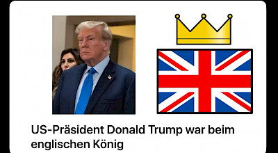Trump war beim englischen König 23.09.2025