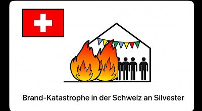 Brand-Katastrophe in der Schweiz