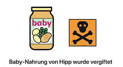 Hipp-Gläschen wurden vergiftet
