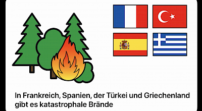 Europa: Schwere Brände Europa: Schwere Brände